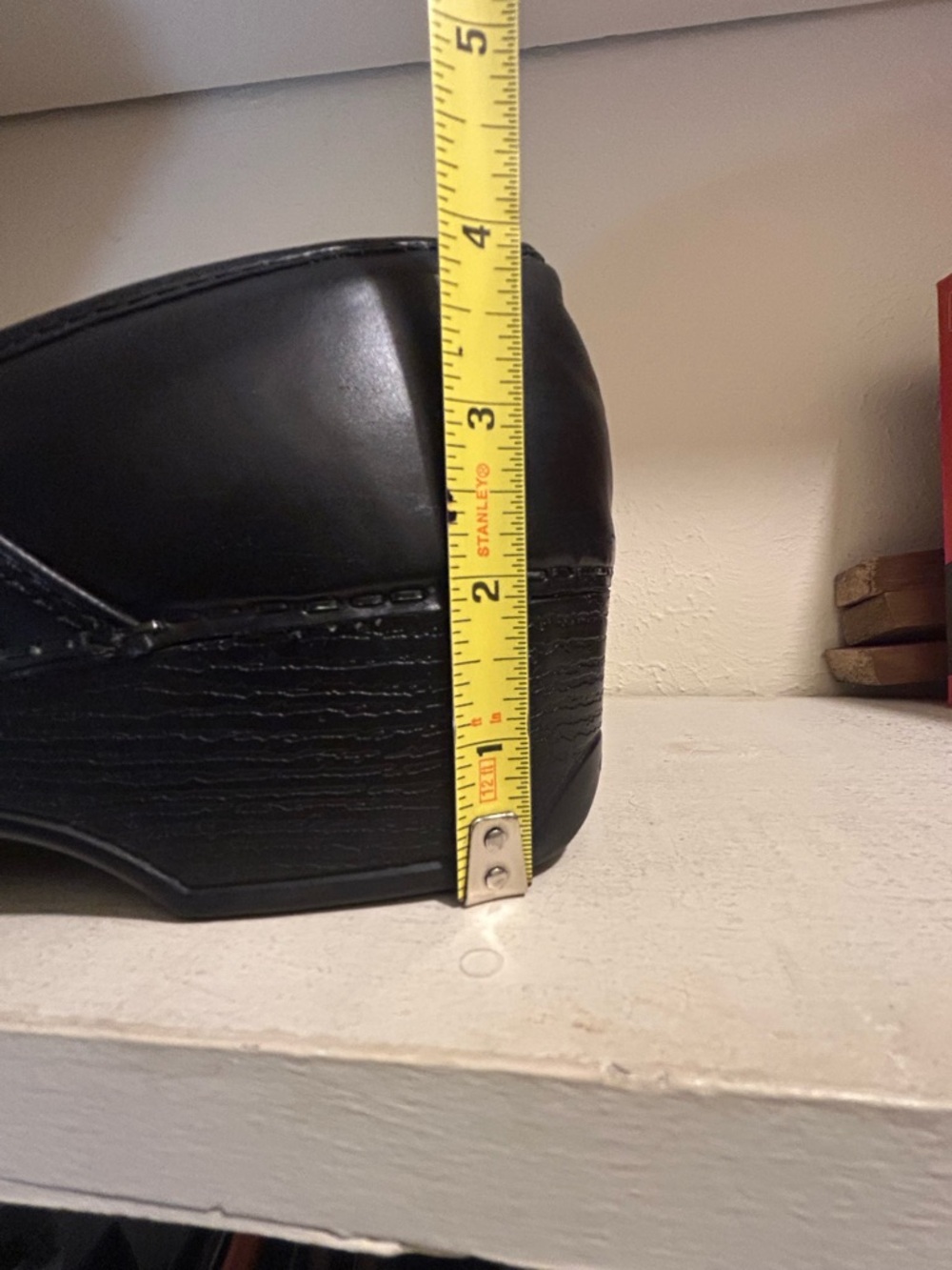 G.H. Bass & Co. Black Leather Slip-On Clog - Picture 9 of 15